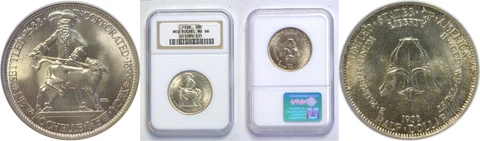 1938 New Rochelle Silver Commemorative NGC MS-66 Cover