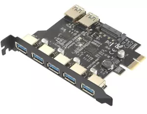 7 USB3.0 Internal 2 USB3.0 External 5 USB3.0 Port PCI-e Card - Picture 1 of 1