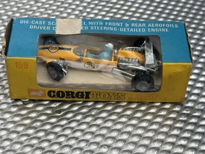 Vintage Corgi 159 Cooper Maserati F1 Car Diecast Model original box Damaged - Picture 1 of 11