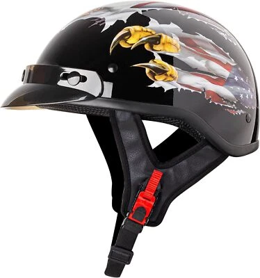 Cartman Cruiser Scooter Motorcycle Half Face Helmet DOT Approved OPEN BOX LARGE - Image 1 of 4