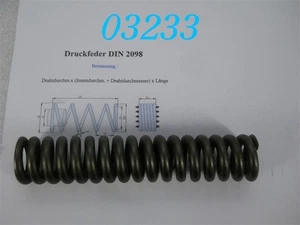 MOLLA DI PRESSIONE DIN 2098 7,0x27x166 - Foto 1 di 1