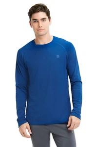 NUEVA CAMISETA AZUL XL DE MANGA LARGA PARA HOMBRE BALANCE COLLECTION RENDIMIENTO ACTIVO - Imagen 1 de 2