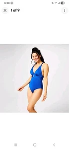 Biba Womens Sophia Cross Back Swimsuit Balconette Tank Top Sleeveless 14 - Picture 1 of 1