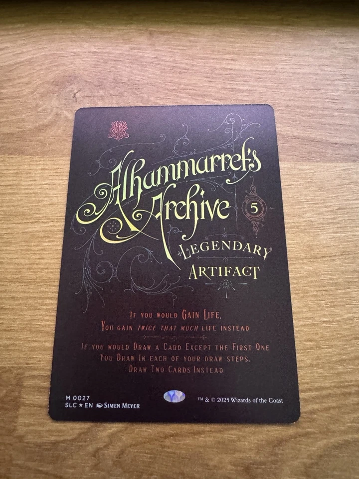 Alhammaret's Archive (Foil) Secret Lair Encyclopedia Of Magic - Image 1 of 1