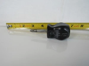 Snap On SDD5 Slotted Black Hard Handle Stubby Screwdriver USA - Picture 1 of 3