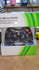 Xbox 360, PS3, Windows Wireless Game Controller 30ft. 9M Wireless Range Sealed! - Picture 1 of 6