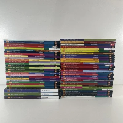 Mixed Lot Of 59 Who HQ  Who Was, Where Is, What Is, What Was Book Lot - Image 1 of 4