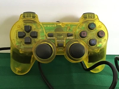 Sony PlayStation 2 Clear Lemon Yellow Controller - Image 1 of 4