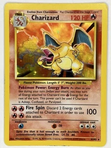Charizard MP Unlimited Base Set 4/102 Pokemon TCG - Picture 1 of 20