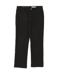 Pantalón chino recto VOLCOM para mujer W28 L24 algodón negro BI04 - Imagen 1 de 3