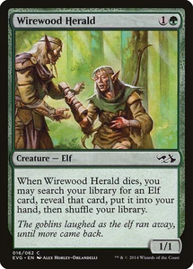 Wirewood Herald (Elves vs. Goblins) [Duel Decks Anthology] Near Mint | Magic: T - Picture 1 of 1