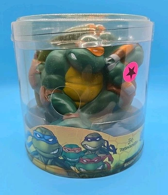 Michelangelo, TMNT, Bounzing Buddy, Fox, Headstrom, Mirage, 2003, Sealed - Image 1 of 4