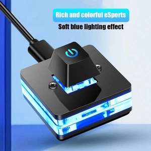 LED Computer Desktop Switch PC Motherboard External Power On/Off Button Cable m1 - Picture 1 of 13