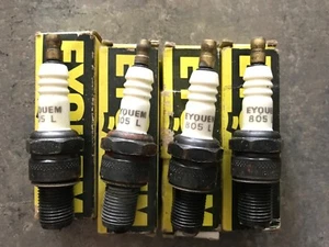 4 bougies d'allumage eyquem 805L alfa romeo GT JUNIOR simca 1200s - Imagen 1 de 1