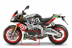 "Dientes de luchador"" sartén gráficos Aprilia Tuono V4 1100 de fábrica NUEVO - Imagen 1 de 7