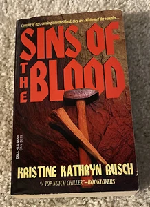 Sins of the Blood Paperback Book Kristine Kathryn Rusch Dell Abyss First Edition - Picture 1 of 6