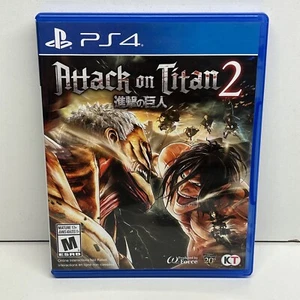 Attack on Titan 2 (PS4) ¡Versión EE. UU.! ¡Disco limpio! ¡Probado! ¡Auténtico! - Imagen 1 de 8