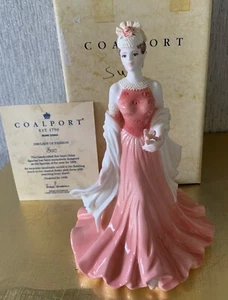 COALPORT BONE CHINA DAMEN DER MODE SUE FIGUR DES JAHRES 1998 PERFEKT VERPACKT - Bild 1 von 9