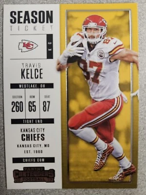 Travis Kelce 2017 Panini Contenders #68 Kansas City Chiefs - Image 1 of 2