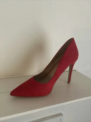 Mix No. 6 sapatos de salto alto vermelhos de camurça - Imagem 1 de 3