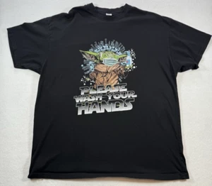 Star Wars baby Yoda t shirt size 2XL "Please wash Your Hands" - Picture 1 of 8