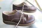 Dr  Doc Martens 2A80 Brown Leather Lace Up Oxford Shoes uk 7 US w 9 ENGLAND VTG