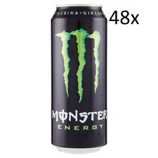 48x Monster Energy Green Drink Energiegetränk Taurin Ginseng Vitamin B 500ml 