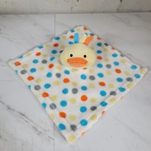 Swiggles Yellow Duck Polka Dot Lovey Security Blanket-Sensory Tabs-Discontinued - Picture 1 of 9
