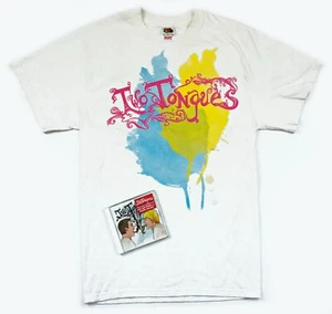 Two Tongues Official Merch Say Anything Saves the Day T-Shirt w/ CD Sz M AS* - Picture 1 of 5