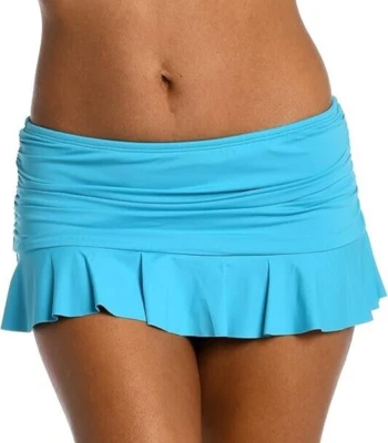 NEW LA BLANCA 'Island Goddess' Ruffle Skirted Bottoms Size 16 Azul #LB0IG91 $73 - Image 1 of 4
