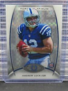 2012 Topps Platinum Andrew Luck X-Fractor RC Rookie Card #150 Colts