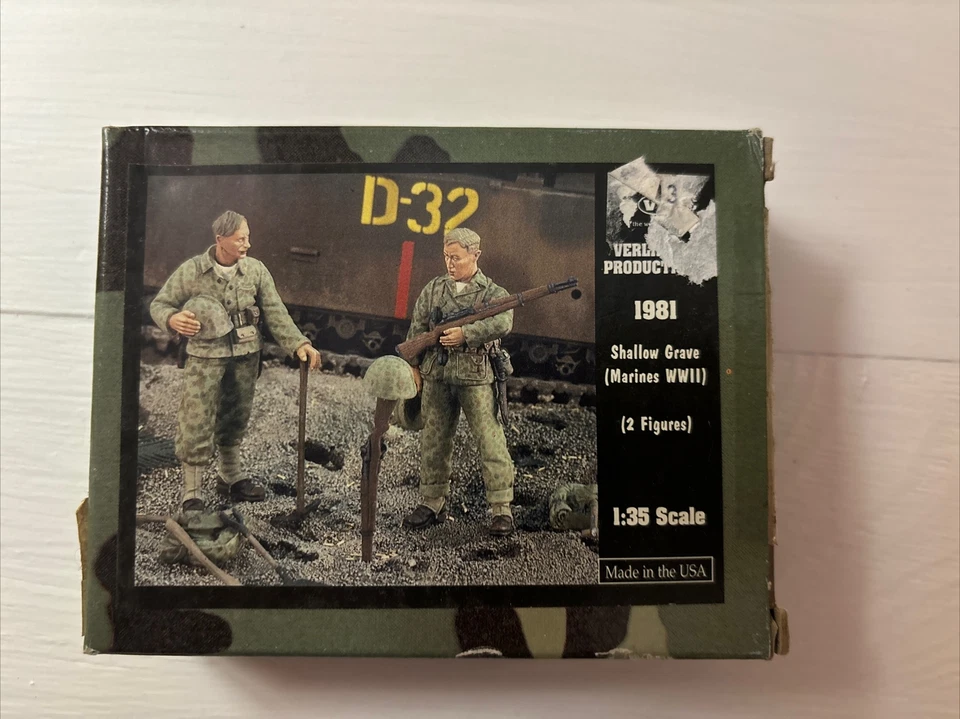 Verlinden  #1981 Shallow Grave 1:35 Marines WWII - Image 1 of 1