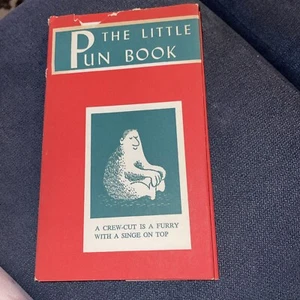 The Little Pun Book 1960 Hardcover Peter Pauper Press Robert Margolin - Picture 1 of 9