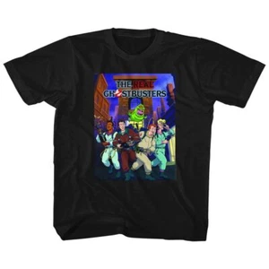 Kids The Real Ghostbusters Poster-Ish TV Shirt - Picture 1 of 3