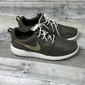 Nike Roshe One 511881-306 Men's Cargo Khaki White Sneaker Shoes Size US 7.5 - Picture 1 of 10