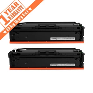2PK CF400X Black High Yield Toner For HP 201X LaserJet M252dw MFP M277dw M277n - Picture 1 of 10