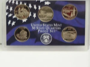 2005 US Mint 50 State Quarters Proof Set - Bild 1 von 2