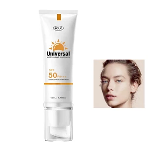 Tinted Sunscreen for Face SPF 50, Universal Protector Solar 50 Face Sunscreen Mo - Picture 1 of 12