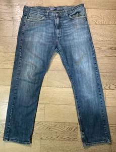 DENIZEN from Levi's Men's 232 Slim Straight Fit Jeans - Picture 1 of 14