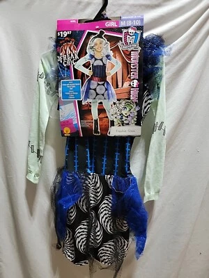 Disfraz Monster High Freak du Chic Frankie Stein de Rubie's, Talla M 8-10, ¡Nuevo! Foto 1 de 4