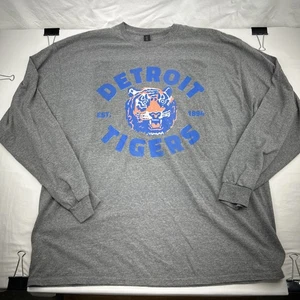 Gildan MLB Detroit Tigers EST. Camiseta manga larga 1894 - Hombre talla 2XLarge - Imagen 1 de 6
