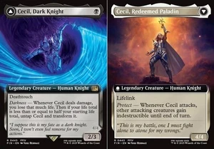 Magic The Gathering Cecil, Caballero Oscuro // Cecil, Paladín Redimido - Lámina - Arte Extendido, Luz P - Imagen 1 de 1