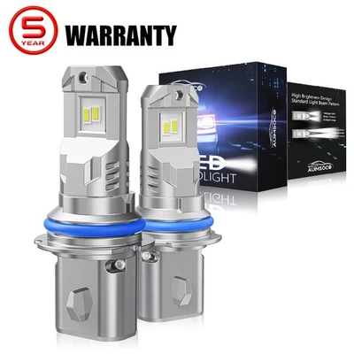 2x 9007/HB5 LED Headlight Bulbs High Low Beam Light For Mercury Sable 1992-2005 - Image 1 of 4