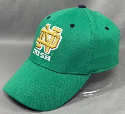 TOW Notre Dame NCAA One Fit Hat Cap Green Fighting Irish Clover Stretch Fit Mens - Image 1 of 4