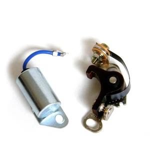1976-79 Yamaha Condenser & Contact Points Kit tune up tt500 xt500 tt xt500 set - Picture 1 of 1