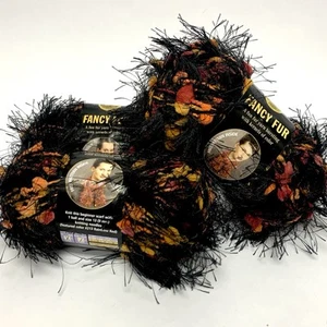 NEW! Lion Brand Yarn Fancy Fur: #255 Jungle Print  *Lot of 3* - Picture 1 of 4