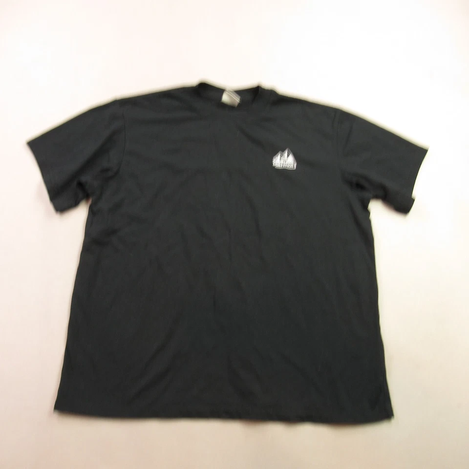 Camisa Marmot Para Hombre Grande Manga Corta Negra Cuello Redondo Exterior Ligera Foto 1 de 4