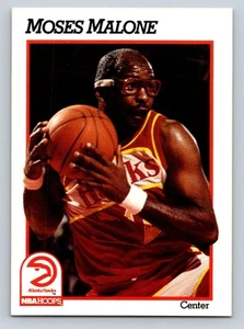 1991-92 Hoops #2 Moses Malone Atlanta Hawks - NM/MT - Picture 1 of 2