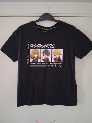 Black Harry Potter 8-9 Years Primark T-shirt - Image 1 of 3