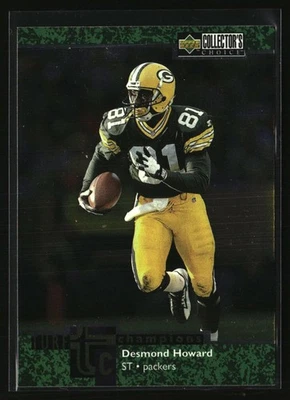 1997 Collector's Choice #TC22 Desmond Howard Turf Champions - Image 1 of 2